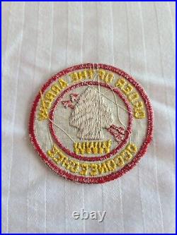 Order of the Arrow Vintage Occoneechee Lodge 104 R-4 Patch Round OA / BSA
