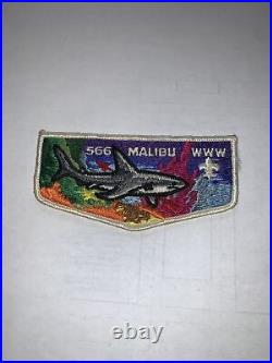 Order of the arrow Lodge #566 Malibu s3 Flap Patch Scout