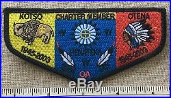 PENATEKA LODGE 561 Order of the Arrow CHARTER MEMBER FLAP PATCH Otena Kotso TX