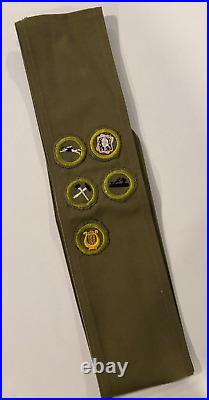 PRAIRIE GOLD AREA COUNCIL Camp Mini Wakan 1949 2 felts on vest and MB sash