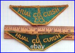 Pair of 4 Hual Cu Cuish Boy Scout Camp Patches