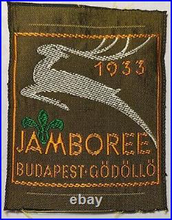 Participant Patch 1933 4th World Jamboree Held in Hungary Boy Scouts BP