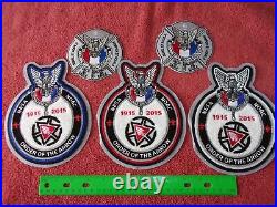 Patch Lot NESA at NOAC 2015 order of the Arrow National Eagle Scout Chenille set