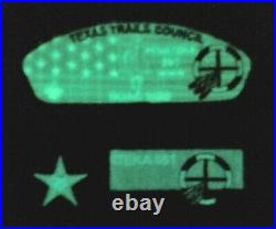 Penateka Oa Lodge 561 Bsa Texas Flag 2020 Noac Glows In Dark Flap Csp 2-patch