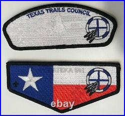 Penateka Oa Lodge 561 Bsa Texas Flag 2020 Noac Glows In Dark Flap Csp 2-patch