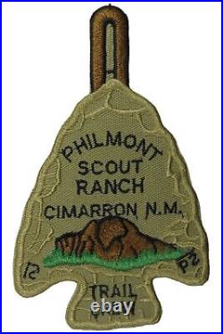 Philmont OA Trail Crew Arrowhead AH406 Patch TAN Bdr (BHP2301)