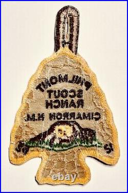 Philmont Scout Ranch 50th Arrowhead Camper Patch with Holder Cimarron New Mexico