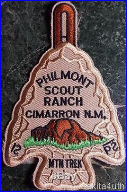 Philmont Scout Ranch Arrowhead Patch MTN TREK Mint Boy Scout