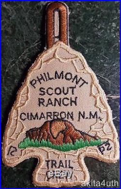 Philmont Scout Ranch Arrowhead Patch TRAIL CREW Mint Boy Scout