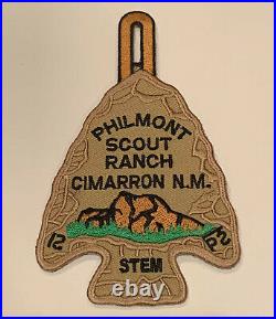 Philmont Scout Ranch Cimarron, NM Stem (150 Made) Rare Patch Mint