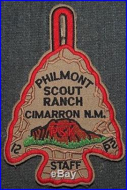 Philmont Scout Ranch Cimarron New Mexico Year 2000 STAFF Arrowhead Patch PB TL