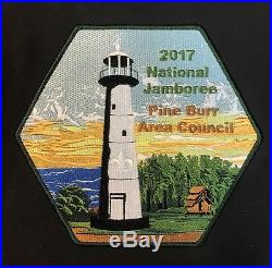 Pine Burr Area Council Oa 404 2017 Jamboree Southern Flag 7-patch Set 200 Made