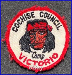 RARE 1950's CAMP VICTORIO COCHISE COUNCIL ARIZONA BOY SCOUT PATCH