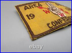 RARE! 1959 OA AREA 8-D Order of the Arrow Conference PATCH Camp Boy Scout