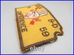 RARE! 1959 OA AREA 8-D Order of the Arrow Conference PATCH Camp Boy Scout