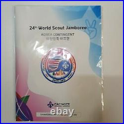 RARE 24th World Scout Jamboree 2019. Korea Contingent / Official Patch Book