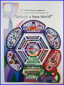 RARE 24th World Scout Jamboree 2019. Korea Contingent / Official Patch Book