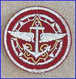 RARE 50's 60's ERA BSA BOY SCOUTS EXPLORER SILVER AWARD ON RED BACKGROUND PATCH