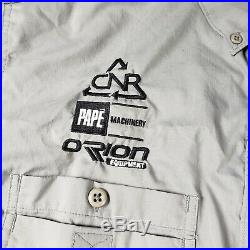 RARE Boy Scout Clay Shootout Shirt Carhartt Force XL BSA Uniform Pape Patch Gray