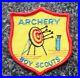 RARE-Boy-Scouts-Patch-Archery-Vintage-01-gh