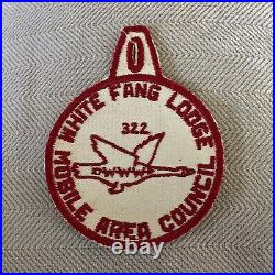 RARE Order Of The Arrow OA BSA White Fang Lodge Mobile Area Council 322 Patch