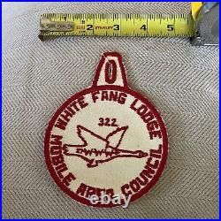 RARE Order Of The Arrow OA BSA White Fang Lodge Mobile Area Council 322 Patch