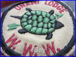 RARE patch UNAMI LODGE 1 R2 bsa 1930 oa ORDER OF THE ARROW boy scouts of america
