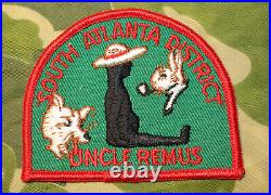 Rare 1950's BSA Boy Scout South Atlanta District Tar Baby Patch Georgia Council