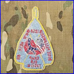 Rare, 1962 Area 6b, Dixie Fellowship Patch, Camp Old Indian, Lodge 185