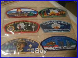 Rare 22 BSA SHOULDER PATCH LOT Boy Scout Council GA, WI, MI, NY, CA, TX, OH, CO, UT, VA++