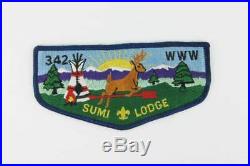 Rare BSA Boy Scout 342 Sumi Lodge WWW Order Of The Arrow Flap Patch
