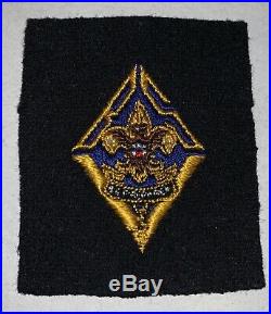 Rare Boy Scout Sea Scout Blue Felt 5 Year Veteran Patch #1 (1-2)