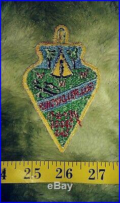 Rare Boy Scouts Ney-A-Ti Lodge 240 Order Arrow Arrowhead Patch 1960s