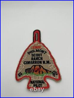 Rare Bsa Boy Scouts Philmont National Pilot Staff Arrowhead Patch Mint