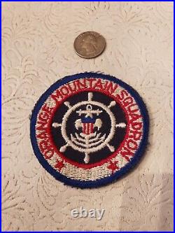 Rare Bsa Orange Mountain (council) Squadron Sea Scout Patch Mint Beautiful
