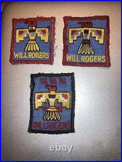 Rare Inola Lodge 148 X1a + 2 Var Will Rogers X Patches