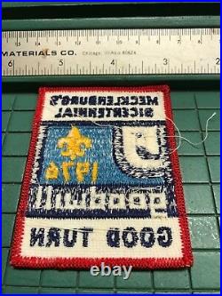 Rare Mecklenburg's Bsa Goodwill Good Turn Patch Boy Scout 1976