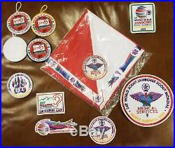 Rare Set 2019 World Scout Jamboree Medical Services Patches And Neckerchief