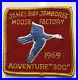 Rare-Vintage-1969-James-Bay-Jamboree-Moose-Factory-Adventure-300-Boy-Scout-Patch-01-xf