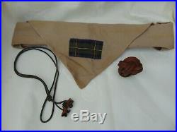 Rare Vintage Boy Scouts Wood Badge Award Beads Woggle Neckerchief Maclaren Patch