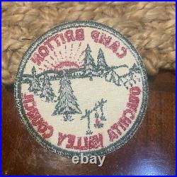 Rare Vintage Camp Britton Ouachita Area Council BSA Patch Mint