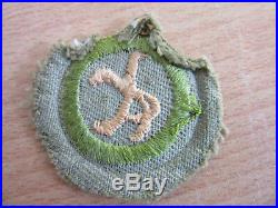 Rare Vintage Early Boy Scout Merit Badge Patch Crimped Taxidermy