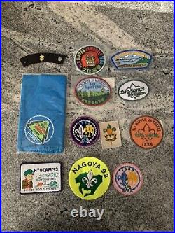 Rare Vintage Nippon Boy Scouts 12 Piece Patch Lot And Extras