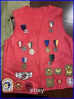 Recruiter Boy Scout Outfit Including 60 Patches 1960's 1970's American History