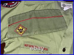 Recruiter Boy Scout Outfit Including 60 Patches 1960's 1970's American History