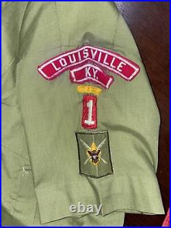 Recruiter Boy Scout Outfit Including 60 Patches 1960's 1970's American History