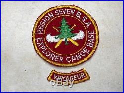 Region Seven Explorer Canoe Base Pocket Patch WithVoyageur Segment