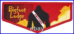 S15 Nimat Bigfoot Lodge 620 Flap Glacier's Edge Council Patch Wisconsin WI OA