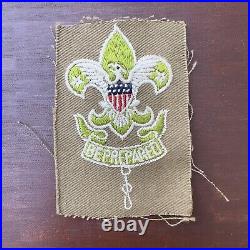 SCOUTMASTER BOY SCOUTS EAGLE PATCH LEADER 1920-1937 Type 2 GREEN WHITE BADGE