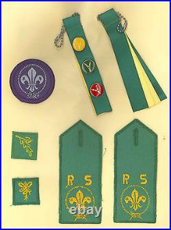 SCOUTS OF MEXICO CUB SCOUT SENIOR ROVER Rank Award & MERIT Patch COLLECTION